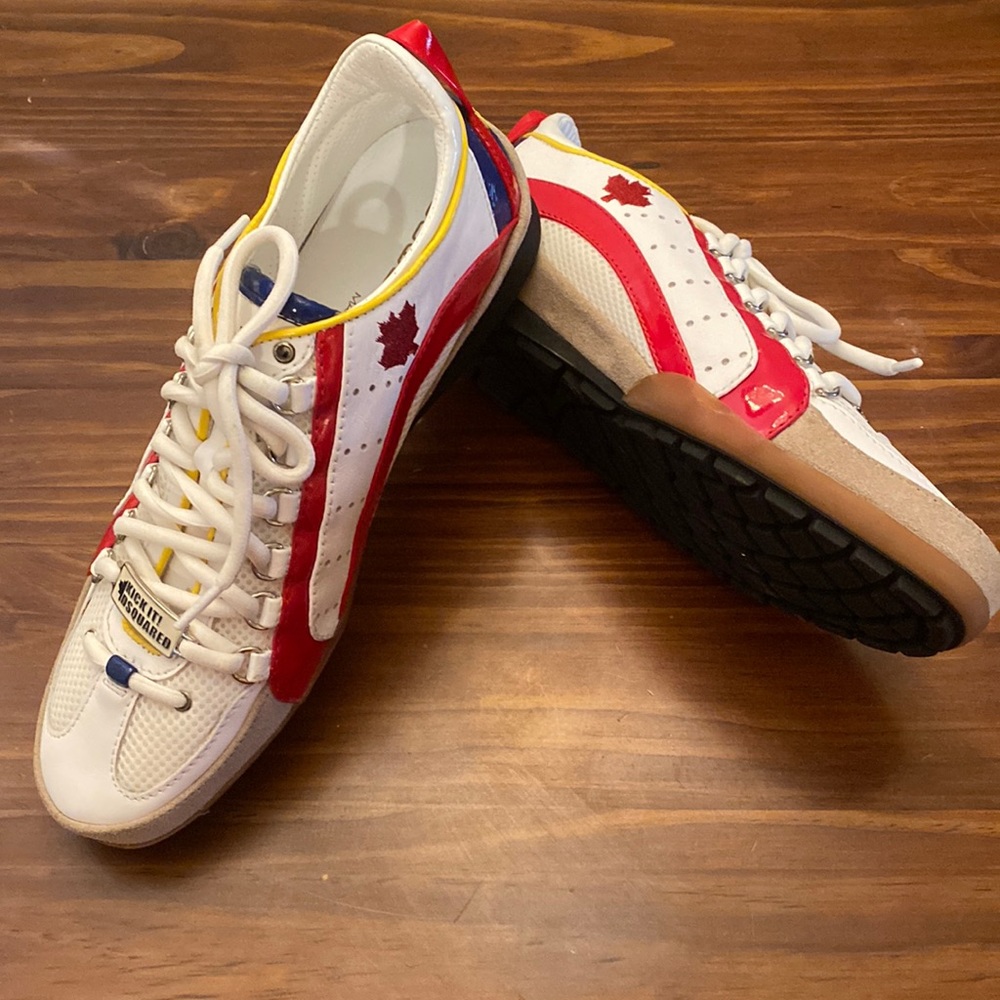 DSquared2 White / Red Men’s Shoes